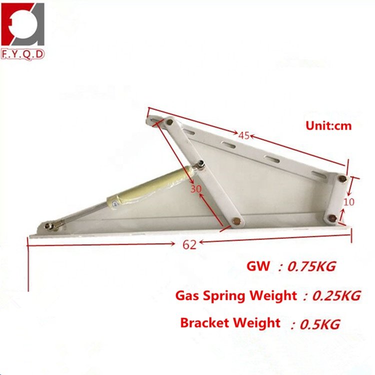 Customized Bed lift hardware gas spring mechanism