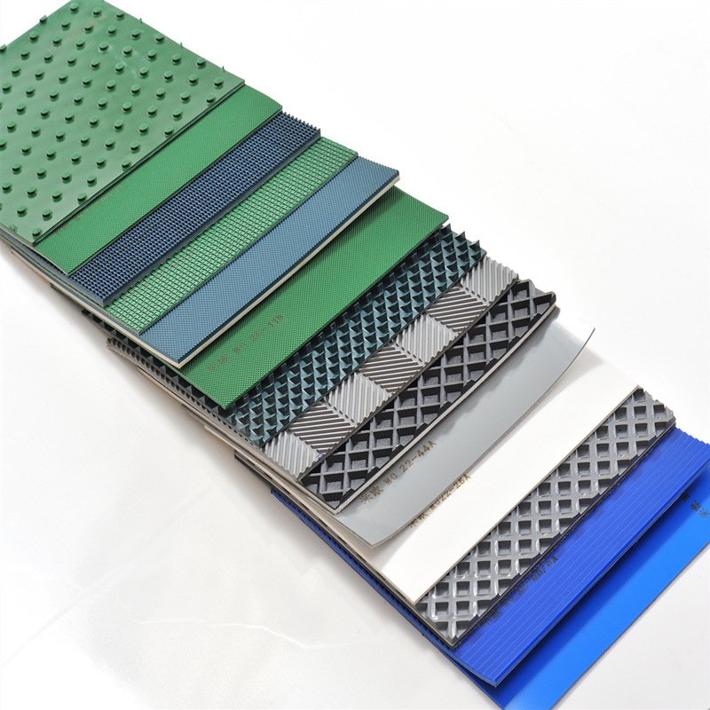 PVC Conveyor Belt Grass Green designer Rubber Transmission Belt PVC Grip Top Conveyor Belt