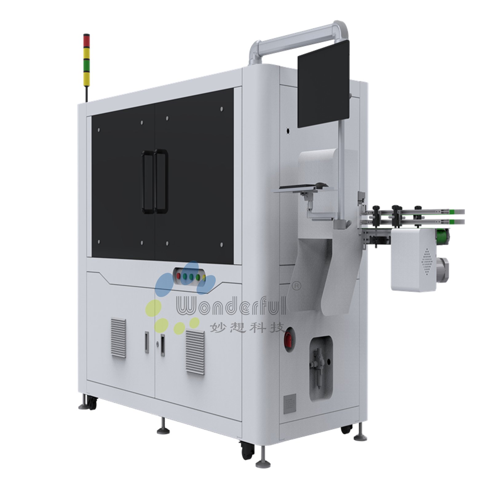 Production Line Supporting Visual Inspection Automatic Capping Machines
