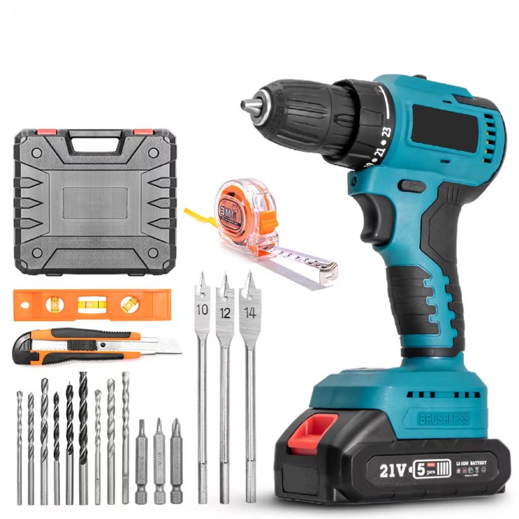 Factory Direct Sale Hand Power Tools Machine drill power tool Cordless Drills electric impact drill with accessories