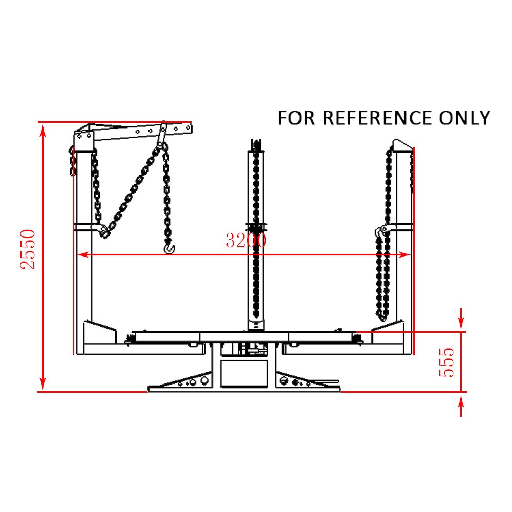 AUTENF 18 Feet Auto Chassis Straightening Machine Car Bench Machine Road Accident Car Body Repair Equipment Use in Workshop Ce