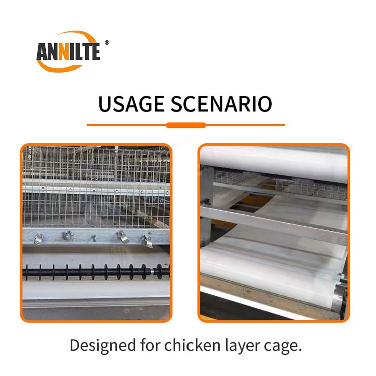 Annilte Factory Wholesale Poultry Farm Chicken Manure Belt Poultry Manure Conveyor Belt PP Manure Belt