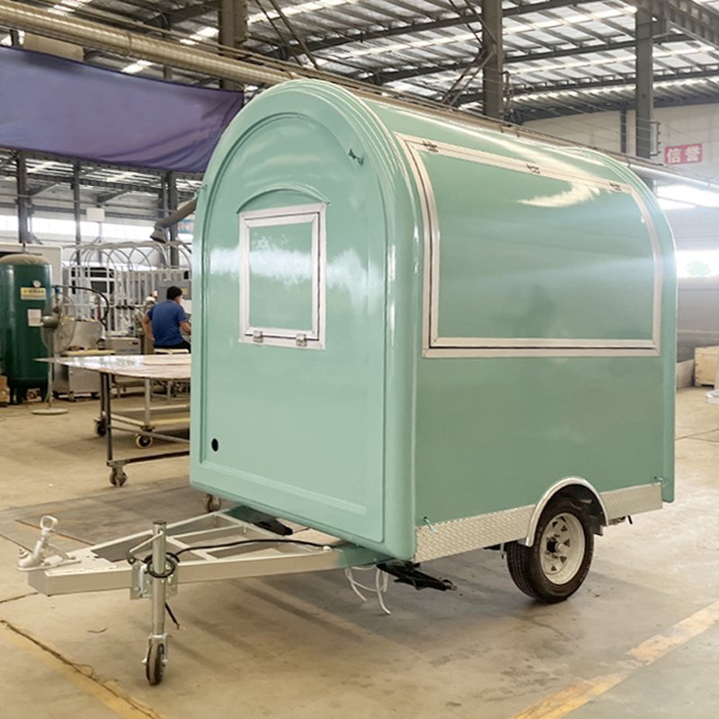 United States Coffee Van Mobile Food Trailer Food Truck Trailer Pizza Bakery Food Cart With Full Kitchen