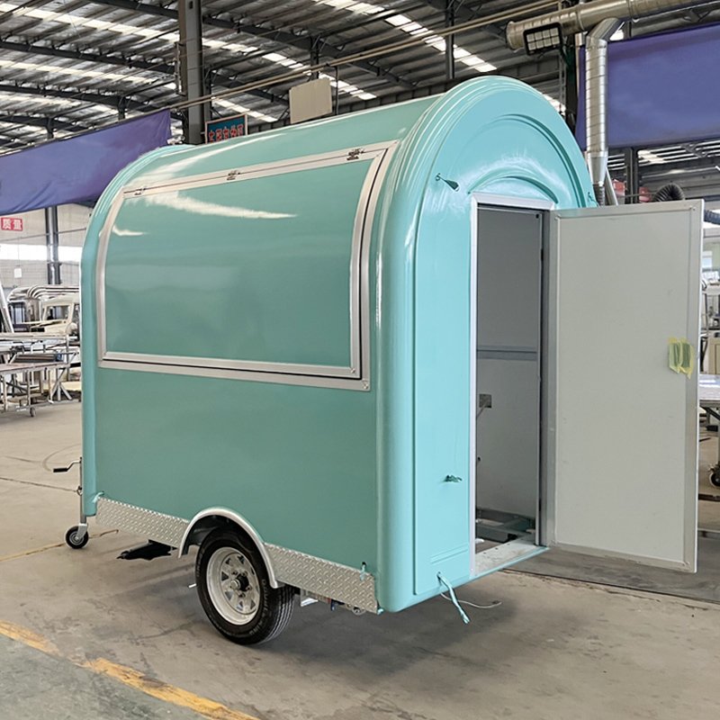 United States Coffee Van Mobile Food Trailer Food Truck Trailer Pizza Bakery Food Cart With Full Kitchen