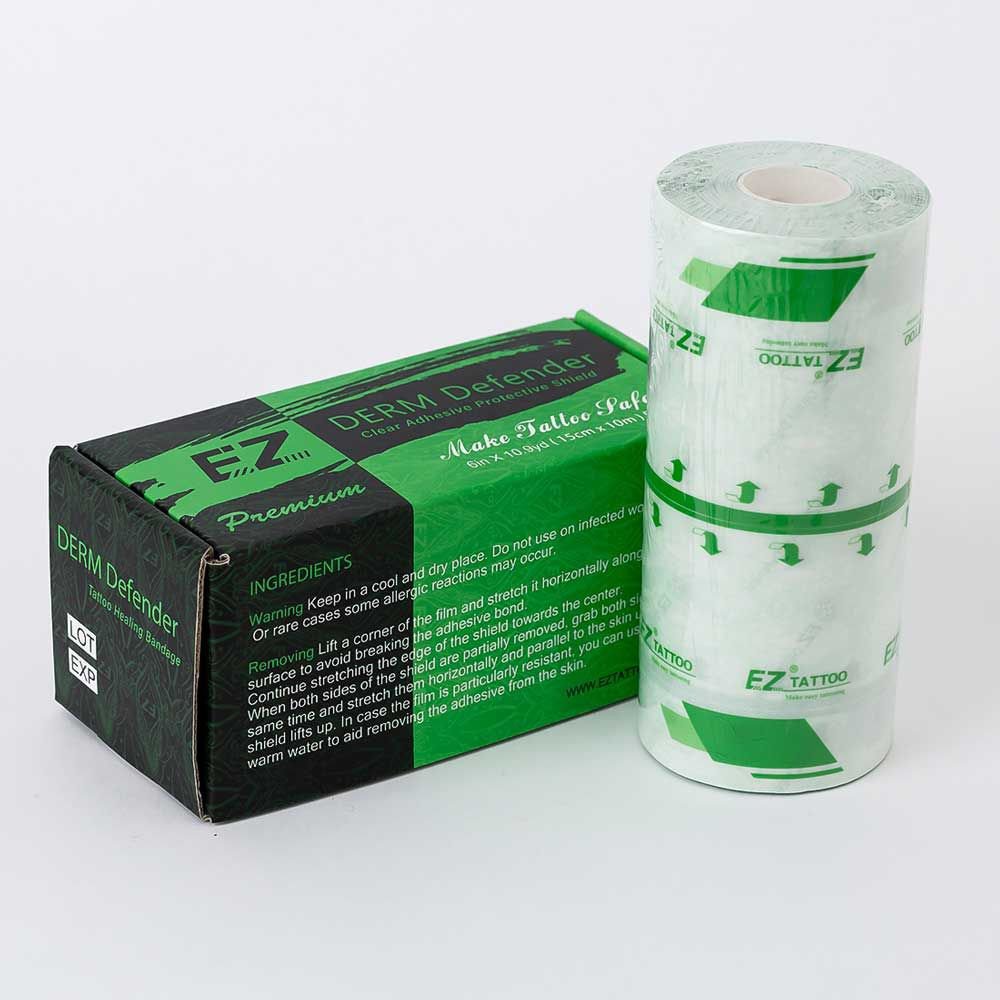 Wholesale EZ Premium Matte 15cm*10m Derm Defender Tattoo Aftercare Film Protective Shield for Tattoo Maintenance & Repair