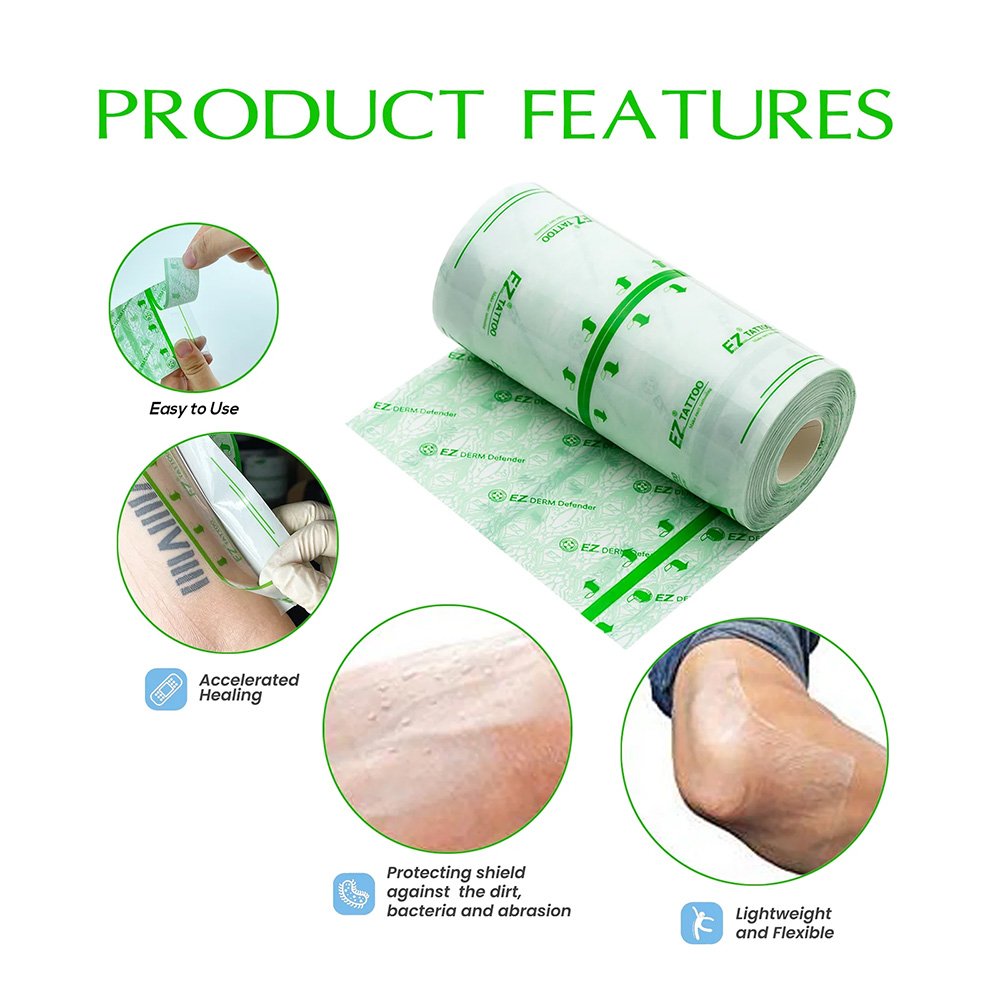 Wholesale EZ Premium Matte 15cm*10m Derm Defender Tattoo Aftercare Film Protective Shield for Tattoo Maintenance & Repair