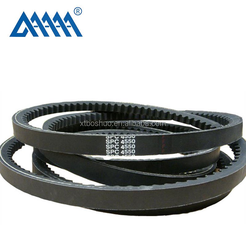 Industrial Raw Edge Cogged Transmission Rubber V Belt Teeth Belt