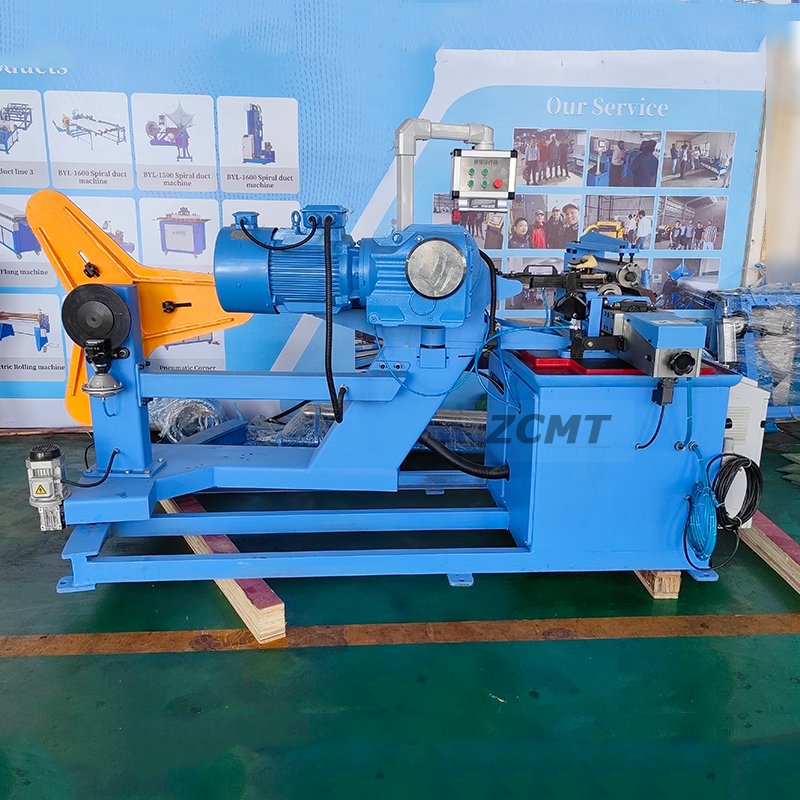 ZC CNC Hvac Automatic Auto Round Duct Line Spiral Pipe Machinery Spiro Making Equipment Ventilation Duct Manufacturer