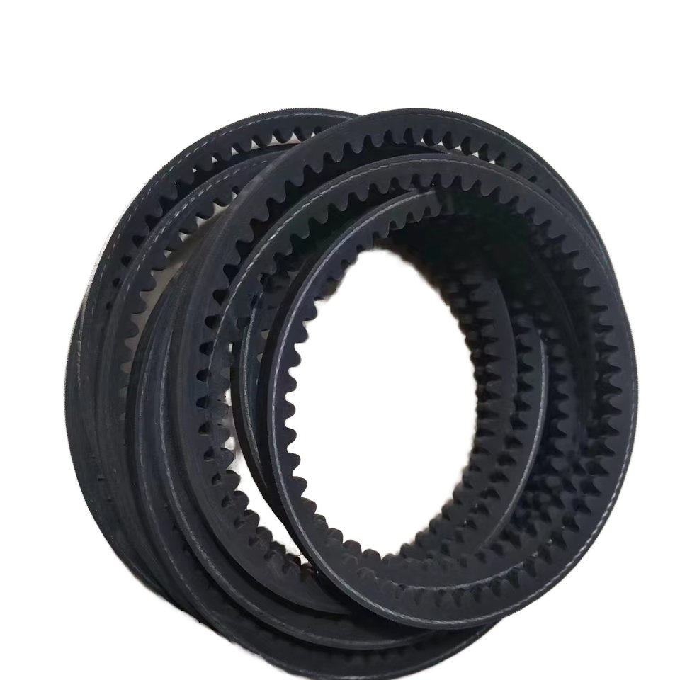 V-Belt Durable Rubber Ribbed Belt for Construction Farming Customizable OEM Support Available in Canvas Cotton Polyester