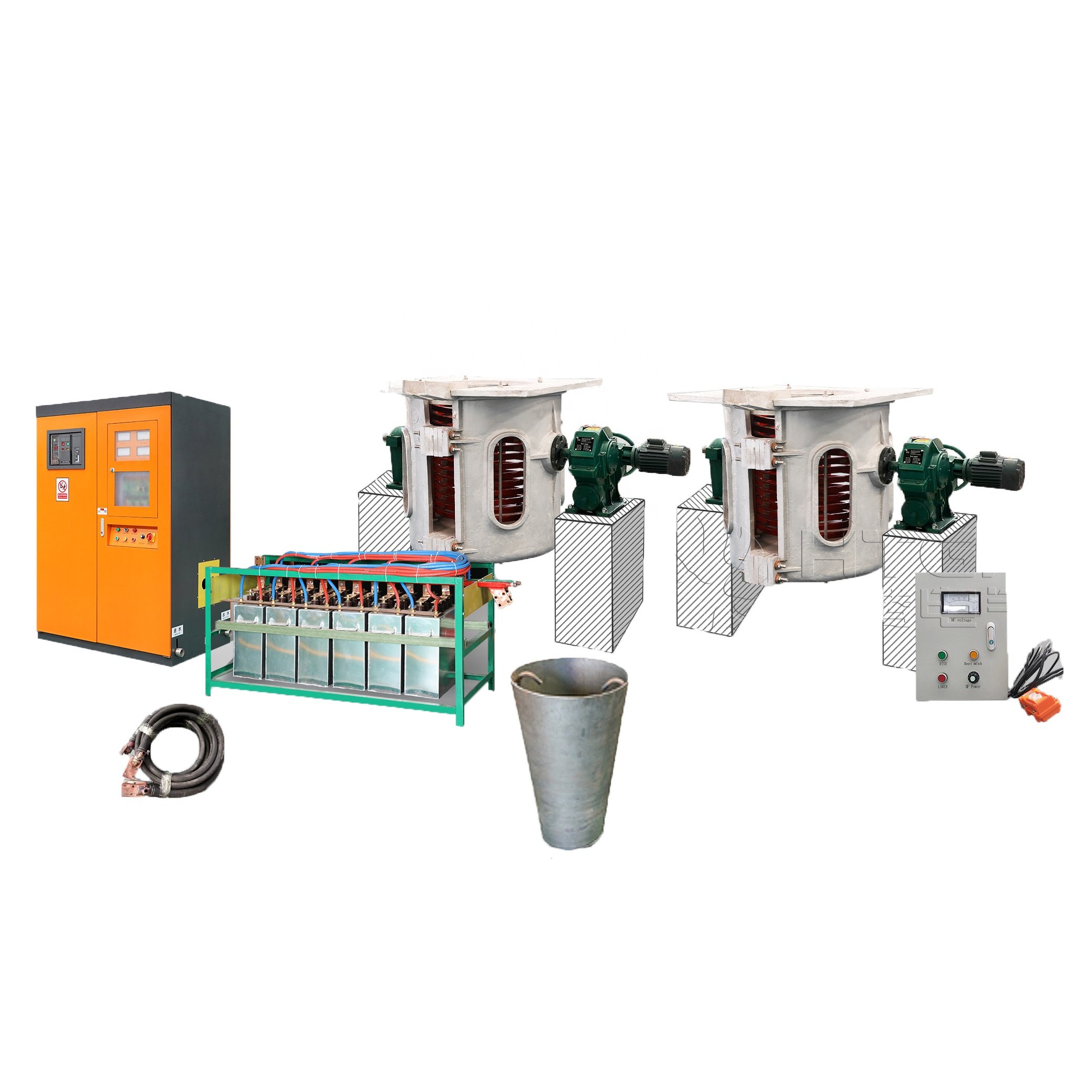Induction Cooker Industrial Furnaces Melting Scrap Steel Iron Electric Casting Ovens Factory Price Melting Furnace