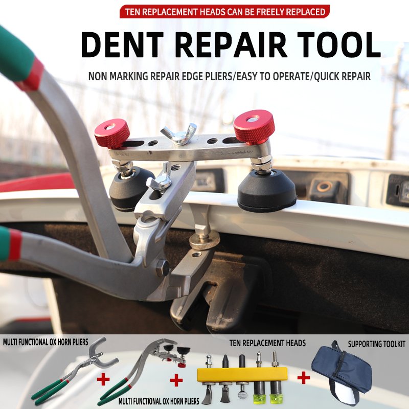 Car Dent Repair Tools Horn Pliers Body Repair Kits Paint-free Sheet Metal