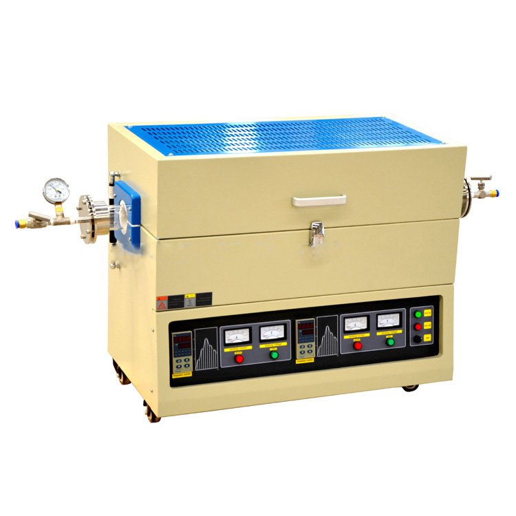 1200c Single Zone Ceramic Sintering Powder Lab Tube Muffle Furnace With 100mm Quartz Tube