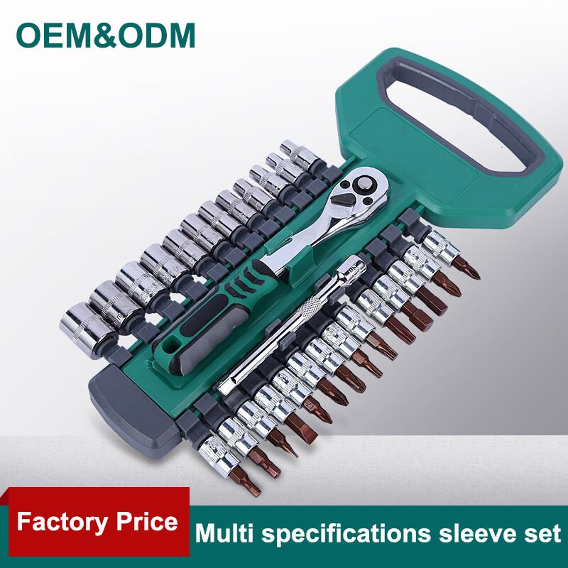1/4" 3/8" 1/2" mechanic ratchet wrench socket combination tool set hand tool kits for cars, motorcycles and bicycles repair