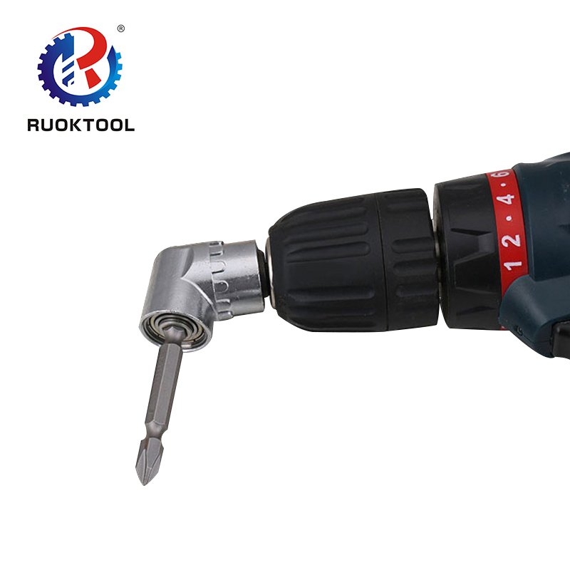 105 Degree Angled Bit Driver Adaptor Screwdriver Angle Bit Holder Socket Adapter Hex Stainless Steel Screwdriver Bit