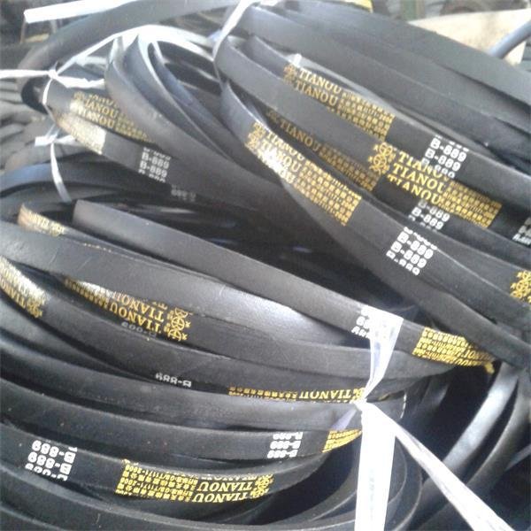 Tianou Customized Efficient Transmission Easy Installation Maintenance V Belts Agricultural Machinery Industrial V Belt