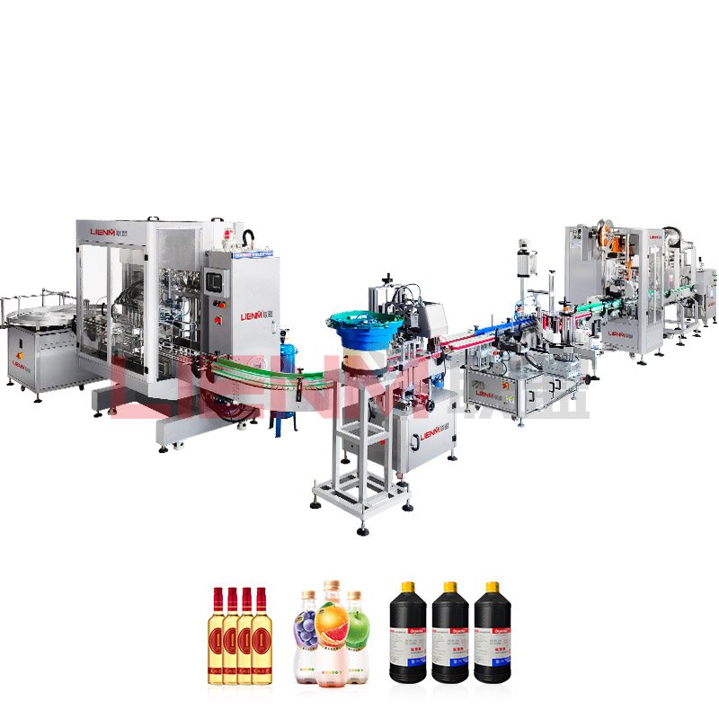 Cosmetic Production Line Liquid Body Wash Filler Detergent Shampoo Bottle Filling Capping and Labeling Machine Automatic 8 Heads