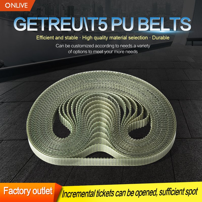 T5 Type Pu circle Belt Pu Industrial Transmission Or Convery Timing Belt