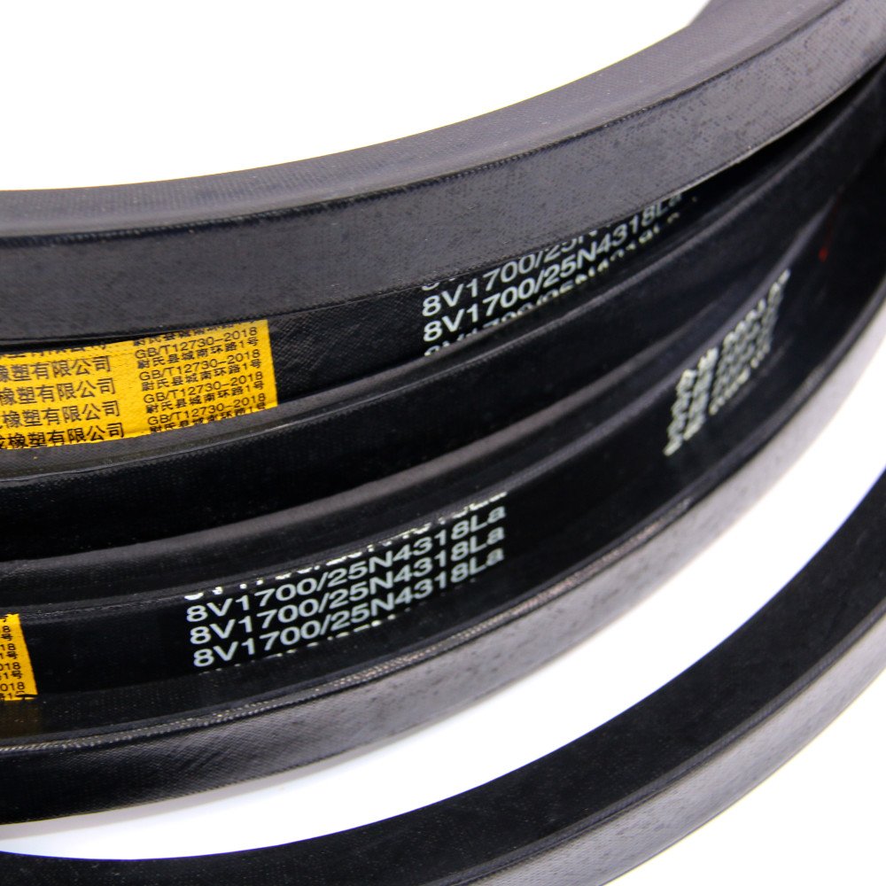 High Quality V-Belt Rubber Wrapped V Belts Equipment V Belt 8V