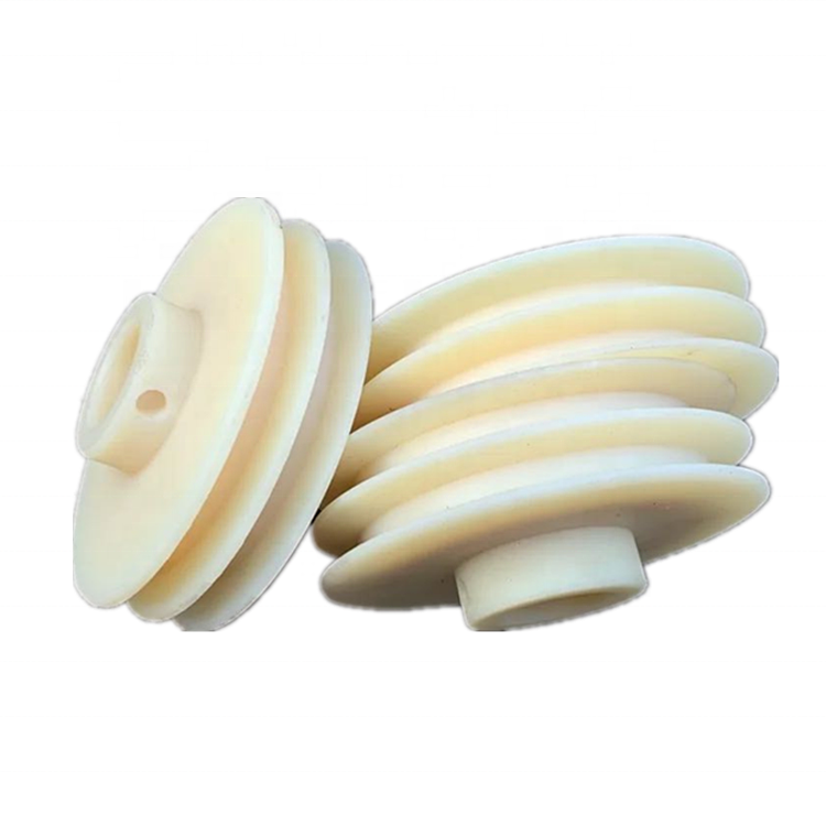 Multi-slot U-slot pulley nylon belt sheave roller step pulley plastic UPE POM rope wheel U groove cable pulley sheave