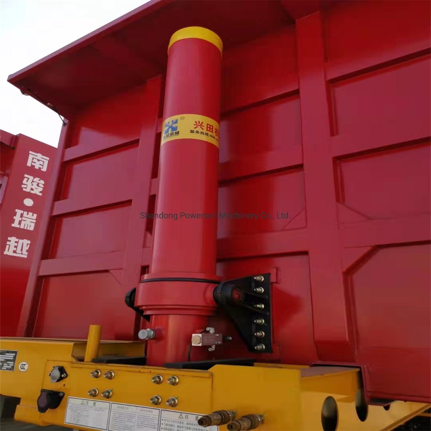Powersen Brand Dumper Truck Front End Telescopic Hydraulic Cylinder