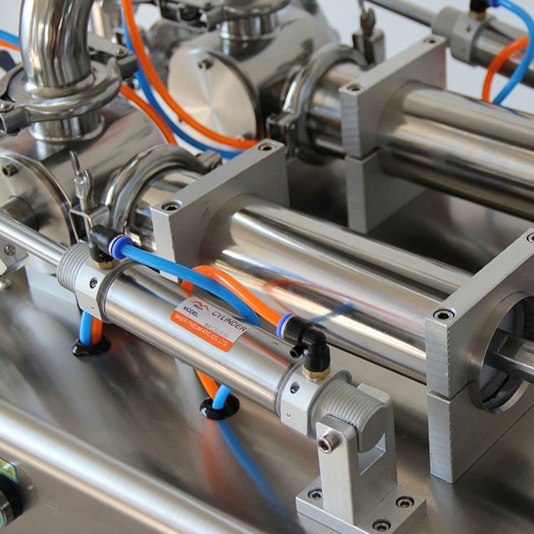 Auto Pneumatic Bottling Seafood Sauce Yoghurt Cream Jar Filling Packing Line Machine with tank Automatic Straight Line Filling