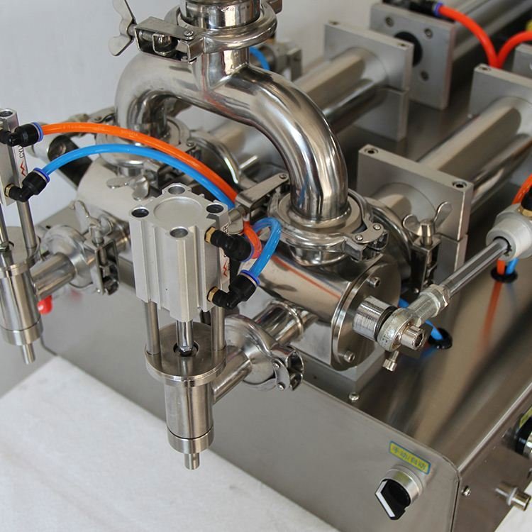 Auto Pneumatic Bottling Seafood Sauce Yoghurt Cream Jar Filling Packing Line Machine with tank Automatic Straight Line Filling