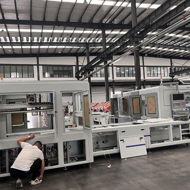 Automatic Production Line Energy Storage Ev Battery Module Assembly Production Line