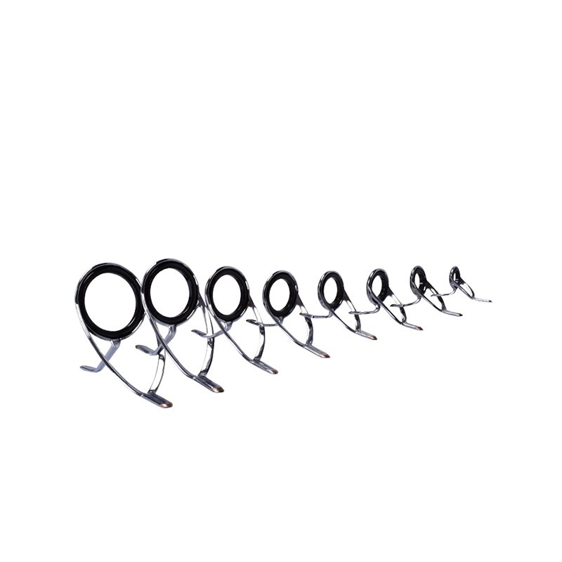 Rod DIY Repair Refit Replacement Fishing Pole Components Accessories 8pcs/set KW bracket Fishing Rod Guide
