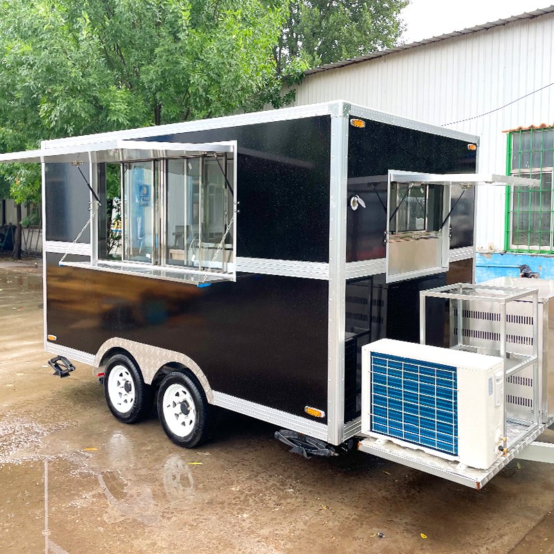 Concession Shawarma Outdoor Trailer Crepe Food Truck Mobile Food Kitchen Trailer for Sale