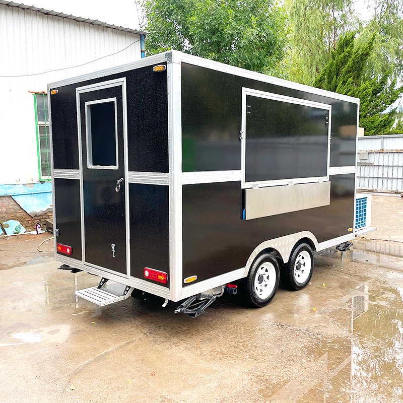 Concession Shawarma Outdoor Trailer Crepe Food Truck Mobile Food Kitchen Trailer for Sale