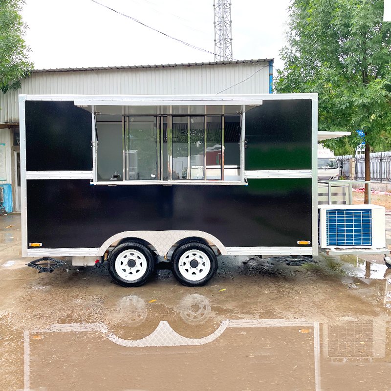 Concession Shawarma Outdoor Trailer Crepe Food Truck Mobile Food Kitchen Trailer for Sale
