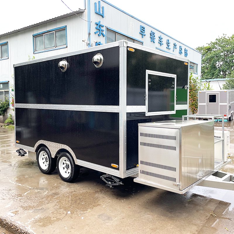 Concession Shawarma Outdoor Trailer Crepe Food Truck Mobile Food Kitchen Trailer for Sale