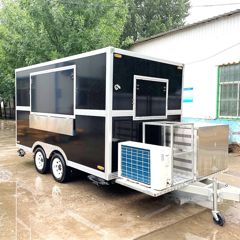 Concession Shawarma Outdoor Trailer Crepe Food Truck Mobile Food Kitchen Trailer for Sale