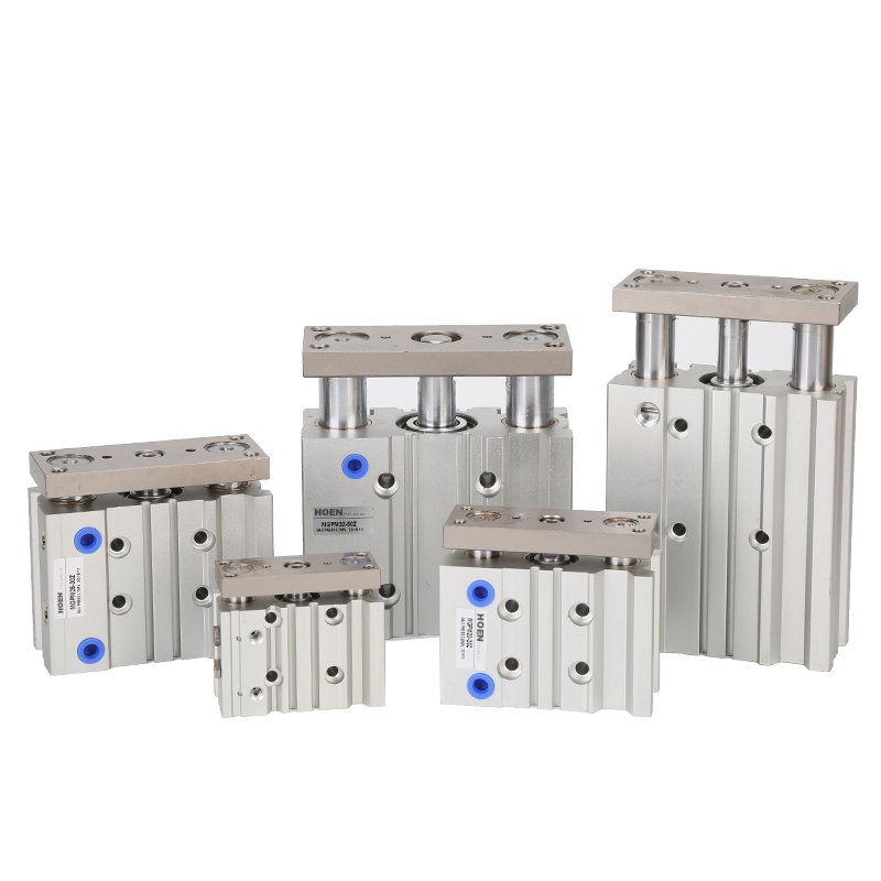 MGPM mgpm-az Series 3 Position Pneumatic Cylinder Compact Guide Rod Three-shaft Pneumatic with air cushion