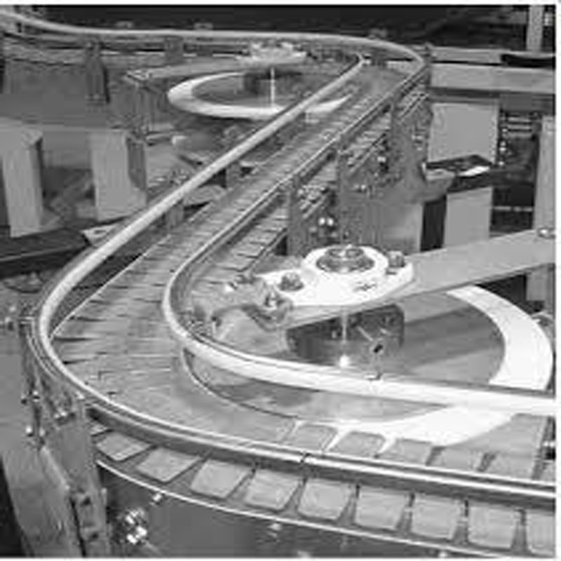 DLTE 90 Degree turn conveyor with drawing