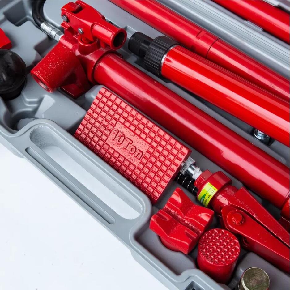 10 Ton Hydraulic Porta Power Jack Auto Body Frame Repair Kit Vehicle Repair Equipment for Sale