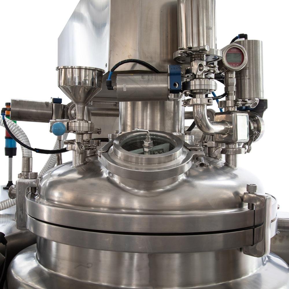 New Stainless Steel Vertical Vacuum Mixing Tank Machine Cosmetic Lotion Cream Gel Body Lotion Pressure Vessel