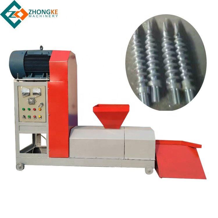 grass shrub branches bamboo and wood cut ends rod making machine powder extruder machine