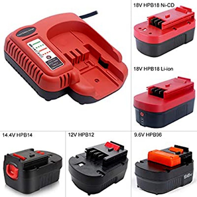 BDFC240 Type2 NI-CD NI-MH Battery Charger For Black Decker 9.6V - 24V Series Battery Electric Tool Accessory Power Tools Parts