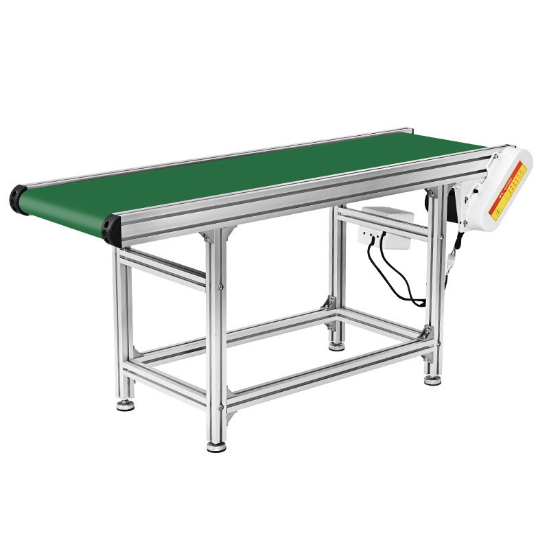 High-Temperature Resistance Assembly Line Conveyor Belt Small Logistics Injection Molding Machine Climbing Skirt Logistics Belt