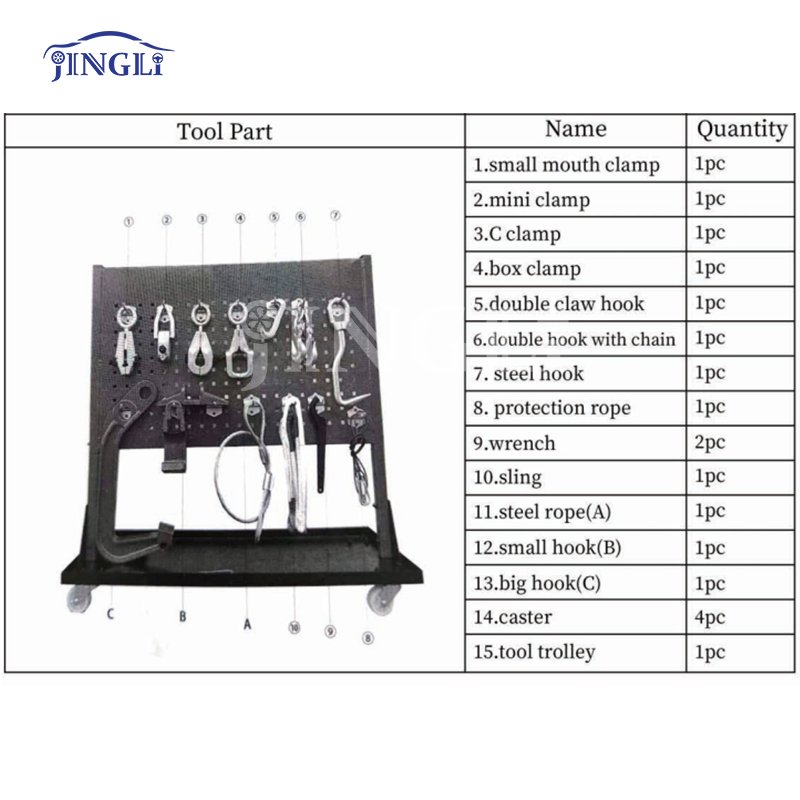 Auto Body Frame Puller Straightener Machine Auto Repair Tool/portable Car Collision