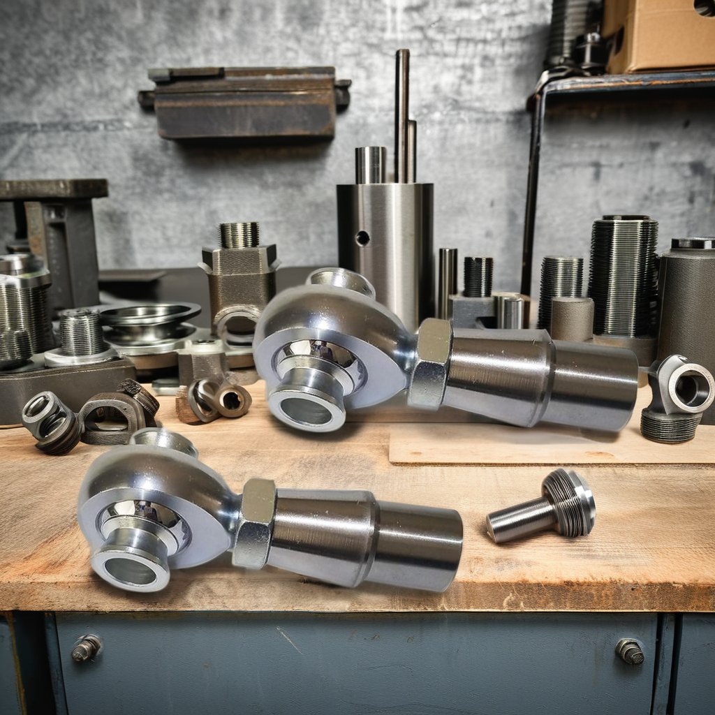 2 Big .750\" Chromoly Rod End Bearings Left and Right Hand Thread 3/4\" Heim Joint KIT for Industrial Machine Use