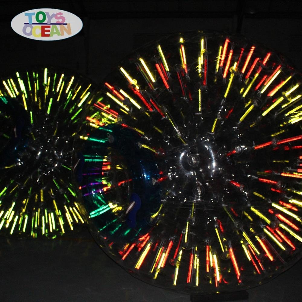 Inflatable Human Size Body Zorb Ball with LED for Rolling