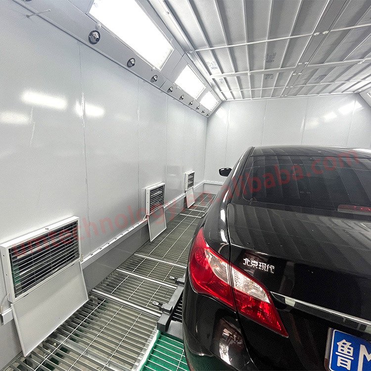 Automotive Repair Spray Booth Paint Booth Car Painting Booth Chamber Big Glass Door CE Certificated