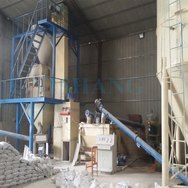Ceramic Wall Tile Glue Mortar Mixing Plant Making Machinery Production Equipment