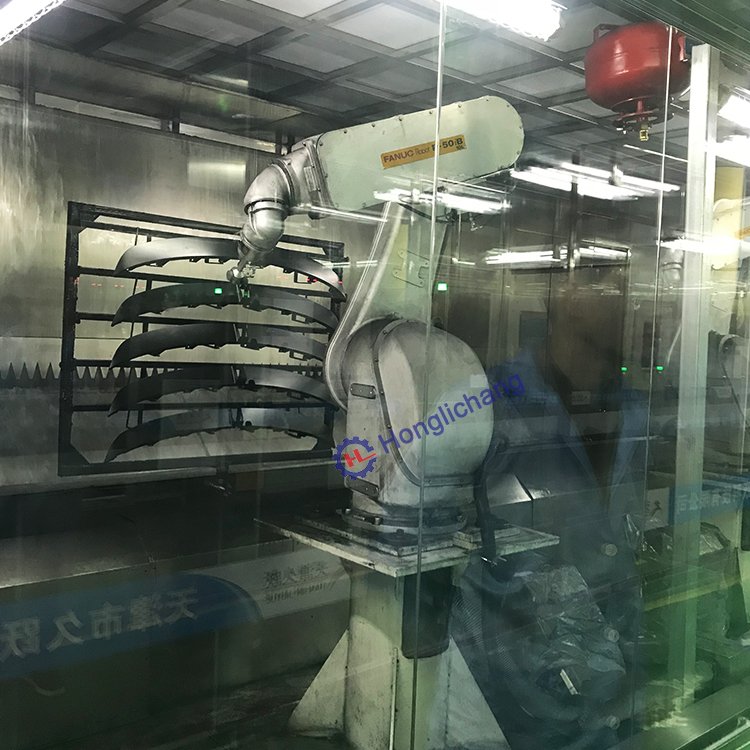Robotic Automatic Paint Spraying Line