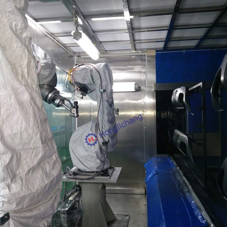 Robotic Automatic Paint Spraying Line