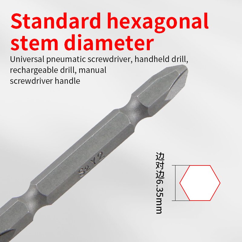Y-Shaped Dual-Head Electric Screwdriver Herringbone Inner Triangle Irregular Three Pronged Magnetic Power Tool Accessories