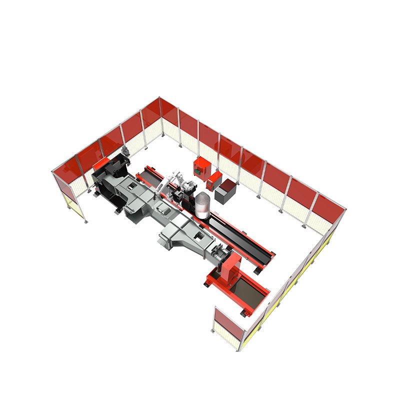 PYD4 Large Track Body Welding Workstation Tig Welding Equipment Table Turntable Welding Station Positioner
