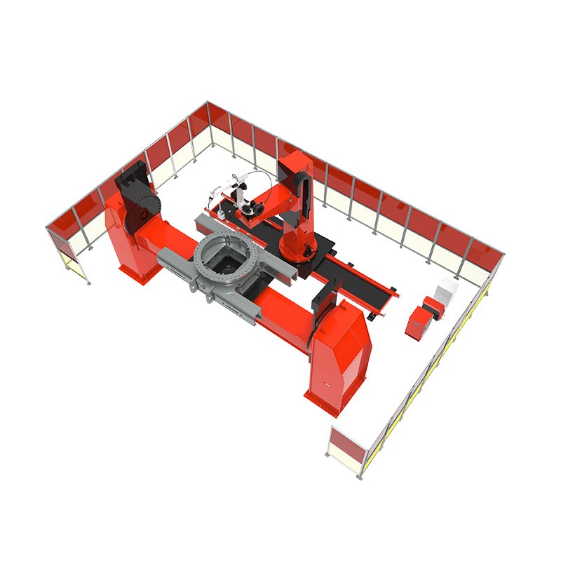 PYD4 Large Track Body Welding Workstation Tig Welding Equipment Table Turntable Welding Station Positioner